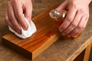 پوشش دهی چوب با روغن