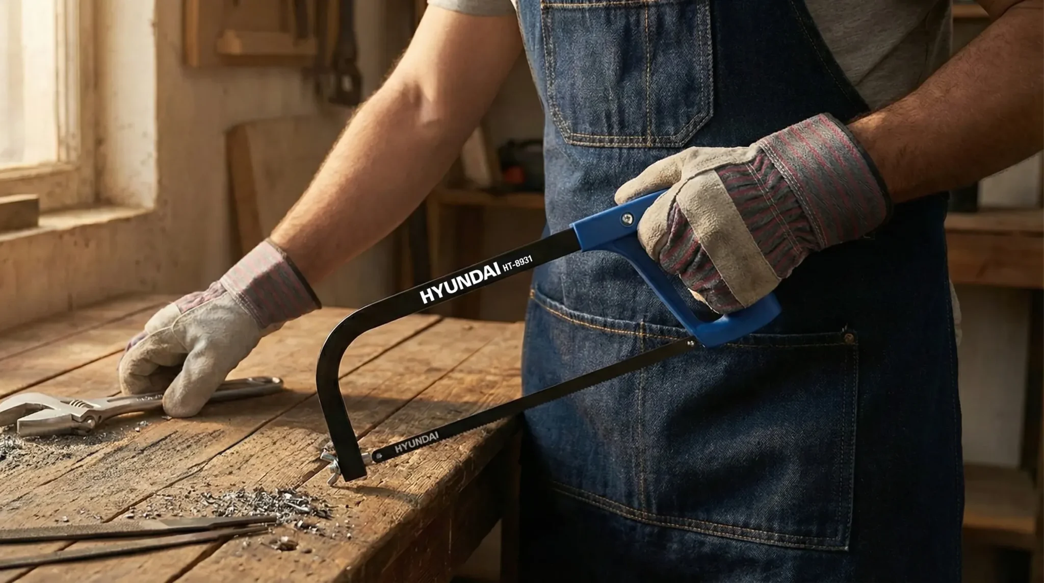 برش فلز با اره دستی