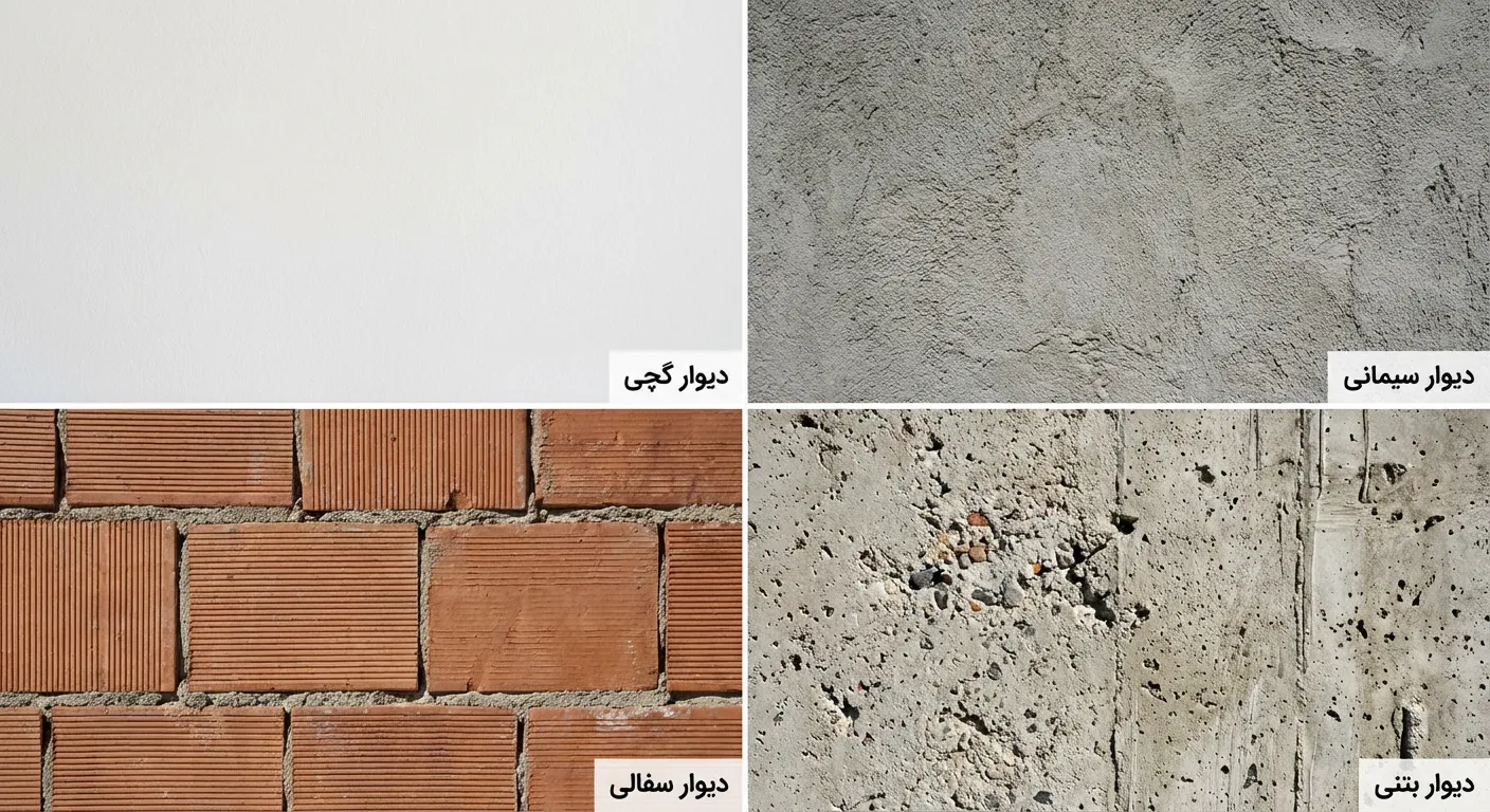 انواع دیوار